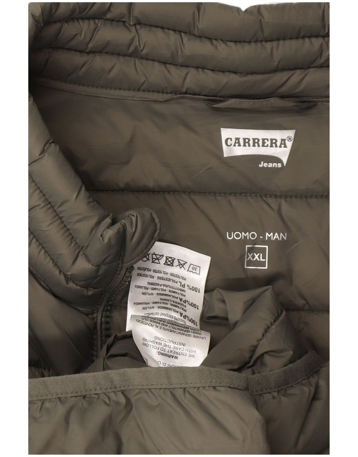 Мужской утепленный жилет CARRERA UK 44 2XL хаки из полиамида