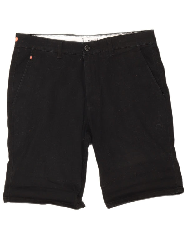 Мужские шорты чинос Jack & Jones W34, черные, хлопковые