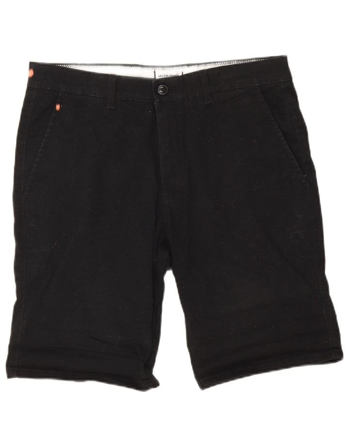 Мужские шорты чинос Jack & Jones W34, черные, хлопковые