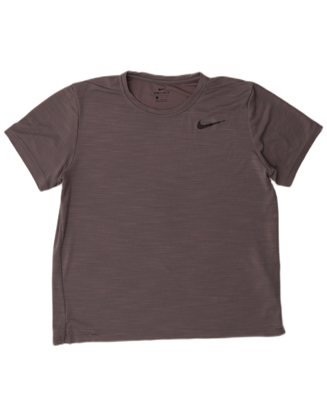 Женская футболка NIKE Dri Fit Top UK 16, большой серый полиэстер с крапинками
