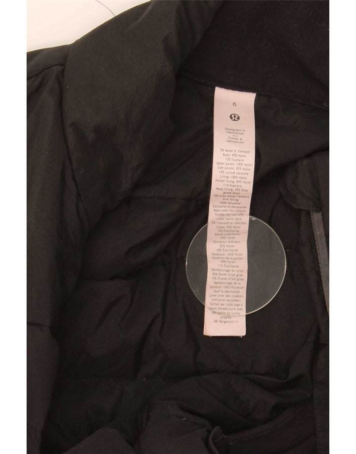 Женский жилет Lululemon US 6, средний черный нейлон