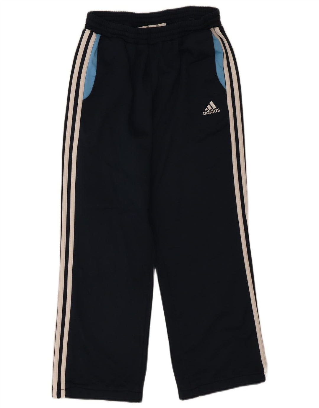 Спортивные брюки Adidas для мальчиков 15-16 лет, темно-синий, полиэстер