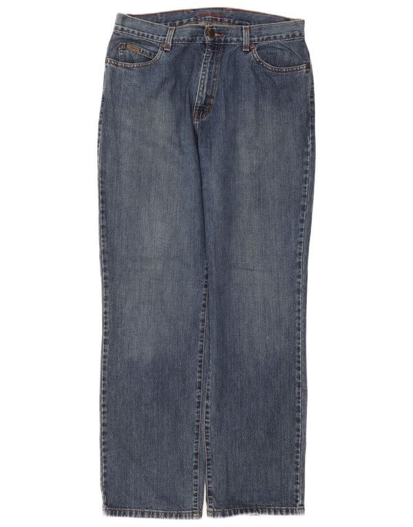 Женские прямые джинсы Eddie Bauer, США 14, XL, W36, L32, синие, хлопок