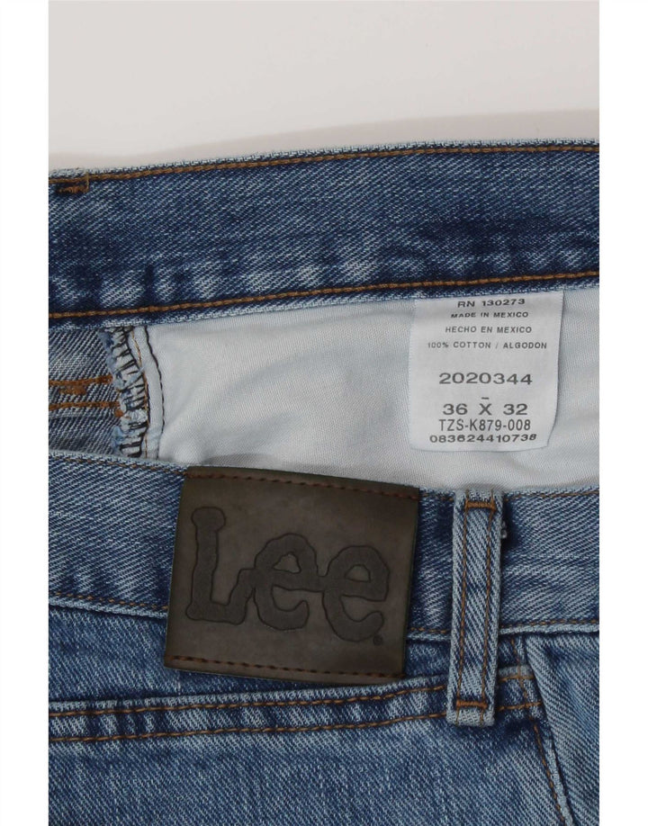 Мужские прямые джинсы Lee W36 L32, синий хлопок