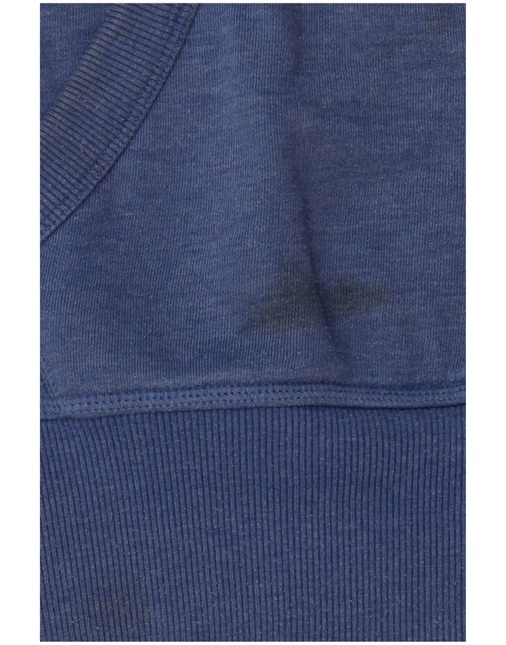 Мужской джемпер с капюшоном Superdry с рисунком, средний синий, хлопок