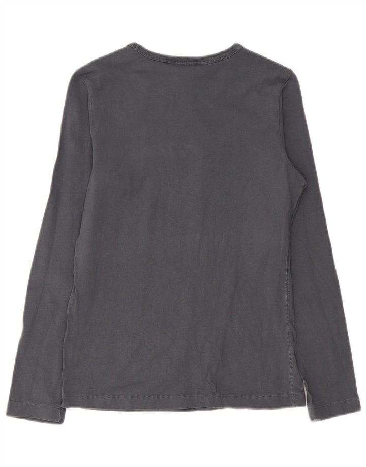 Женский топ Champion Heritage Classics с длинным рукавом и графикой, Великобритания 12, средний серый цвет