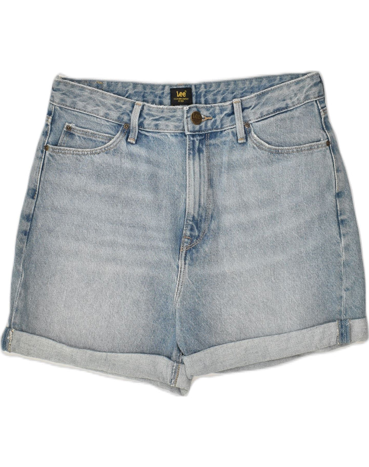 LEE Womens Denim Shorts W30 Medium Blue Cotton | Vintage Lee | Thrift | Second-Hand Lee | Used Clothing | Messina Hembry 