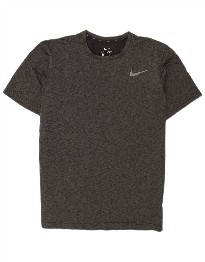 Мужская футболка Nike Dri Fit, большой серый полиэстер с крапинками
