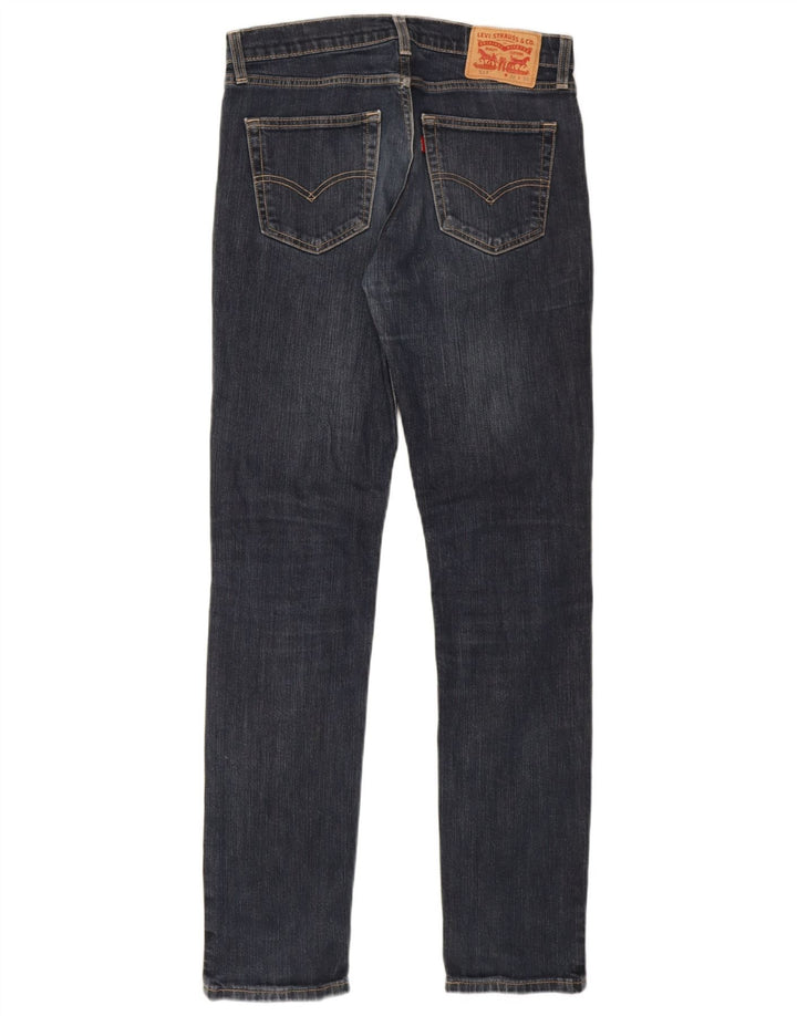 Мужские джинсы Levi's 511 Slim W32 L34 Темно-синие, хлопок
