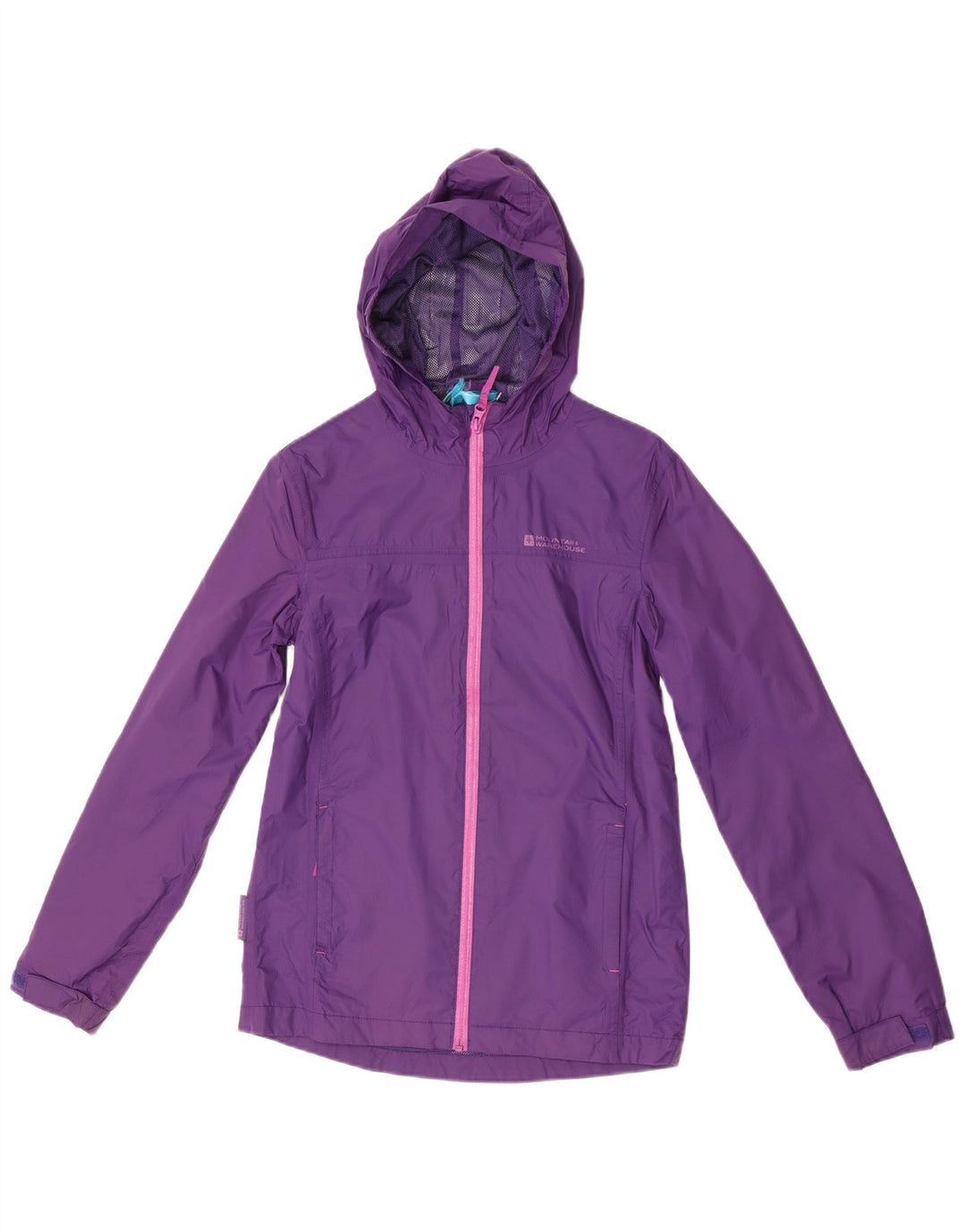 Женская дождевик с капюшоном Mountain Warehouse UK 10, маленький фиолетовый полиэстер
