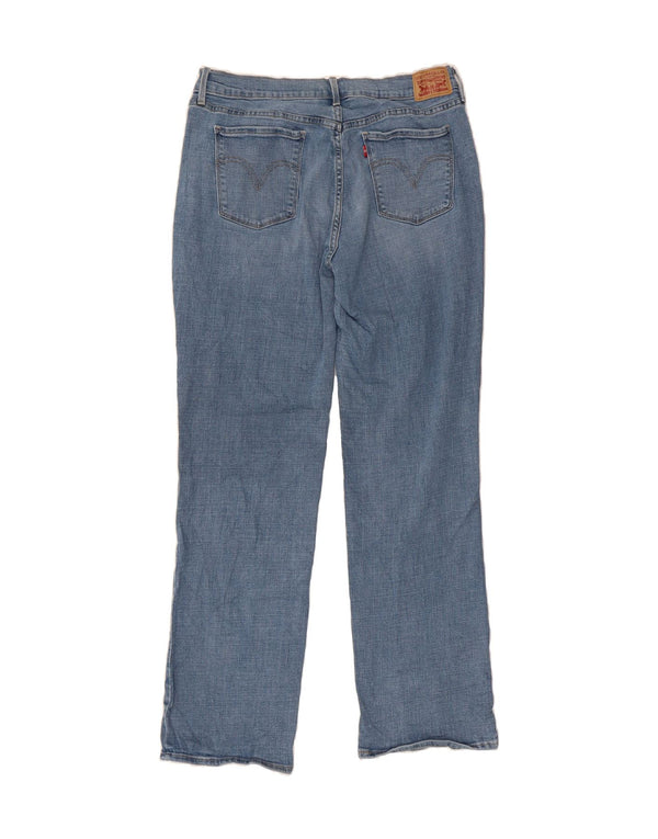 Женские прямые джинсы LEVI'S 505 с высокой посадкой США 16 2XL W34 L32 Синий хлопок