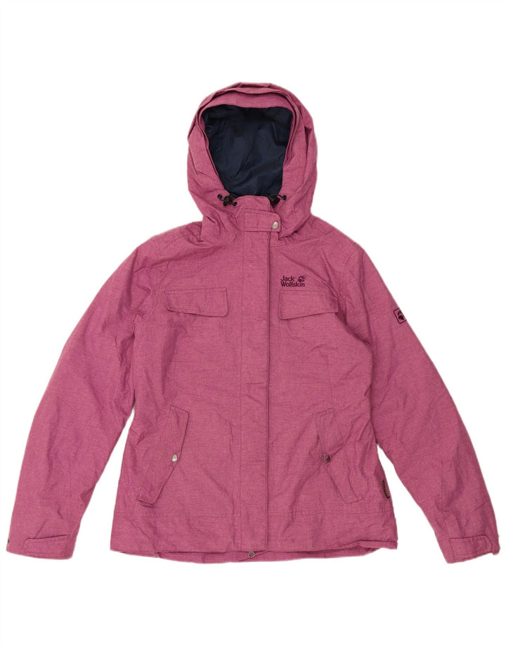 Женская ветровка с капюшоном Jack Wolfskin UK 12/14 Средний розовый