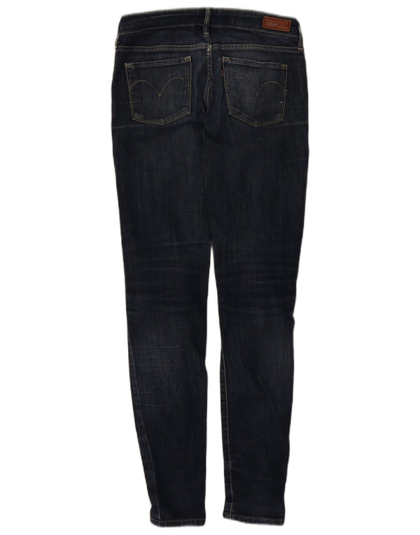 Женские джинсы скинни Levi's W28 L34 Темно-синие, хлопок