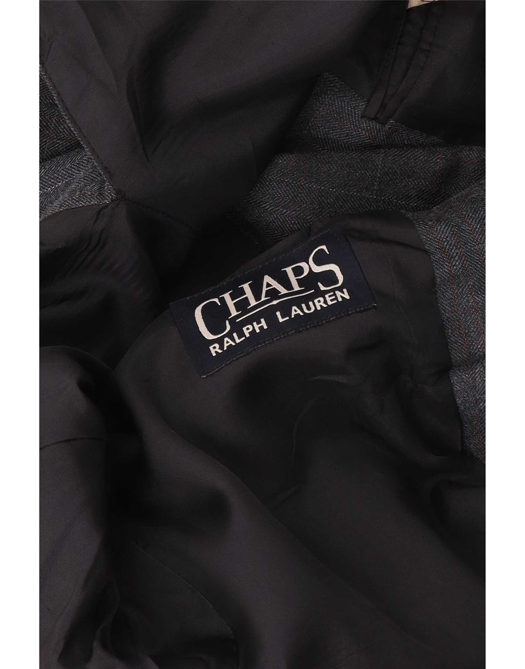 Мужской пиджак Chaps с 2 пуговицами UK 42 XL Темно-синий в клетку