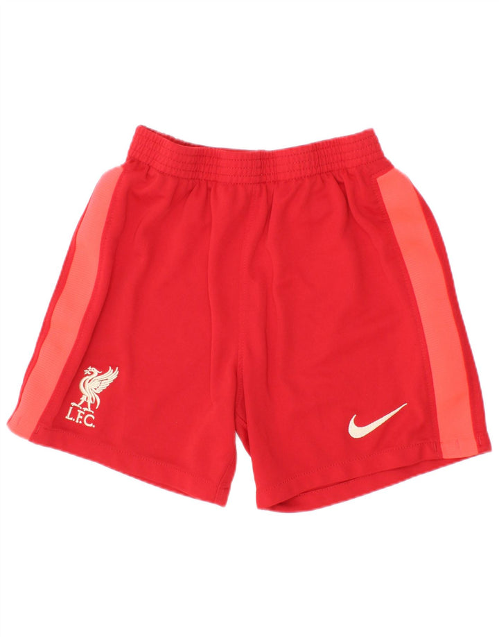 Спортивные шорты Nike Liverpool для мальчиков 5–6 лет, средний красный полиэстер с цветными блоками