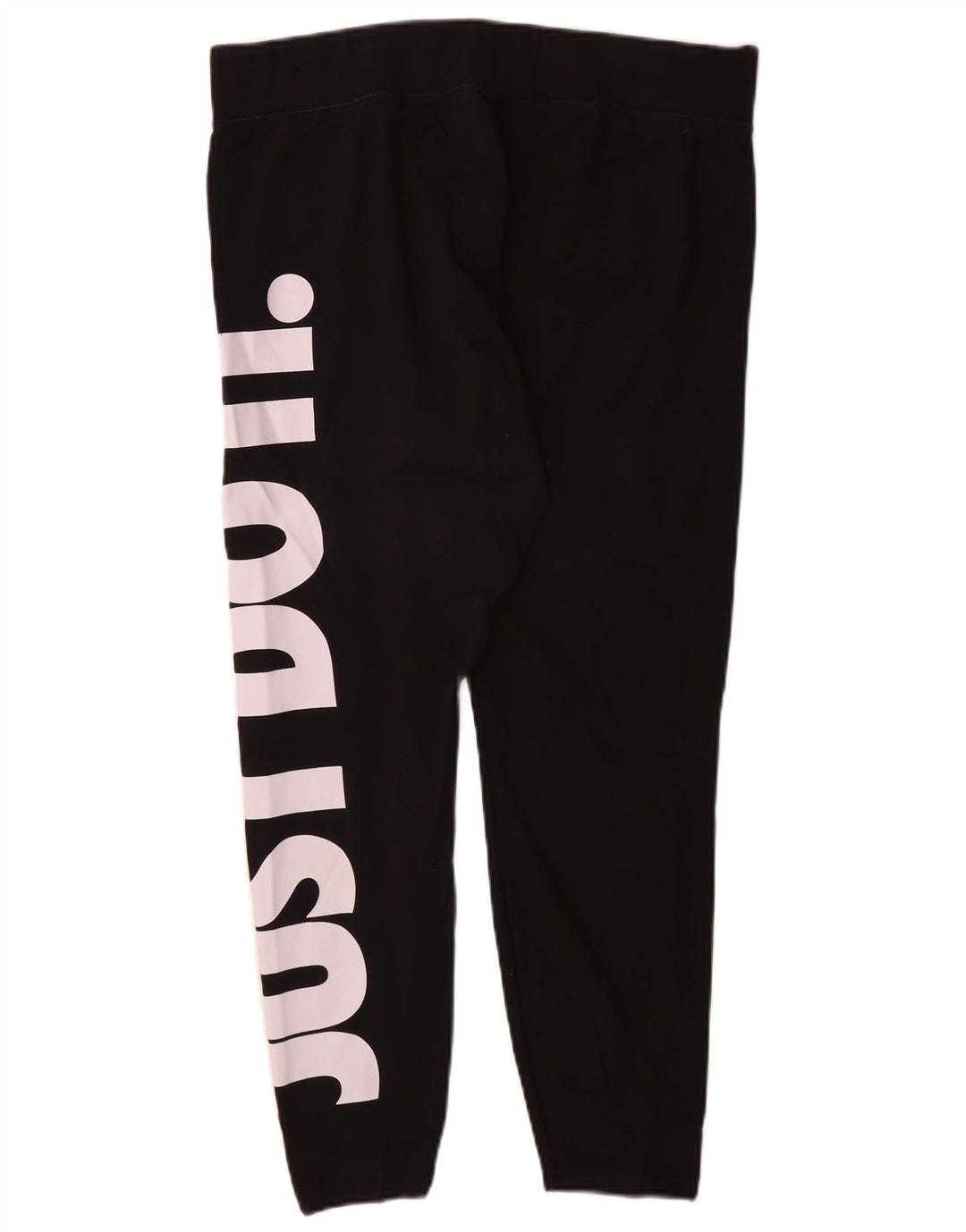 Женские леггинсы с рисунком Nike UK 20 2XL, черный хлопок