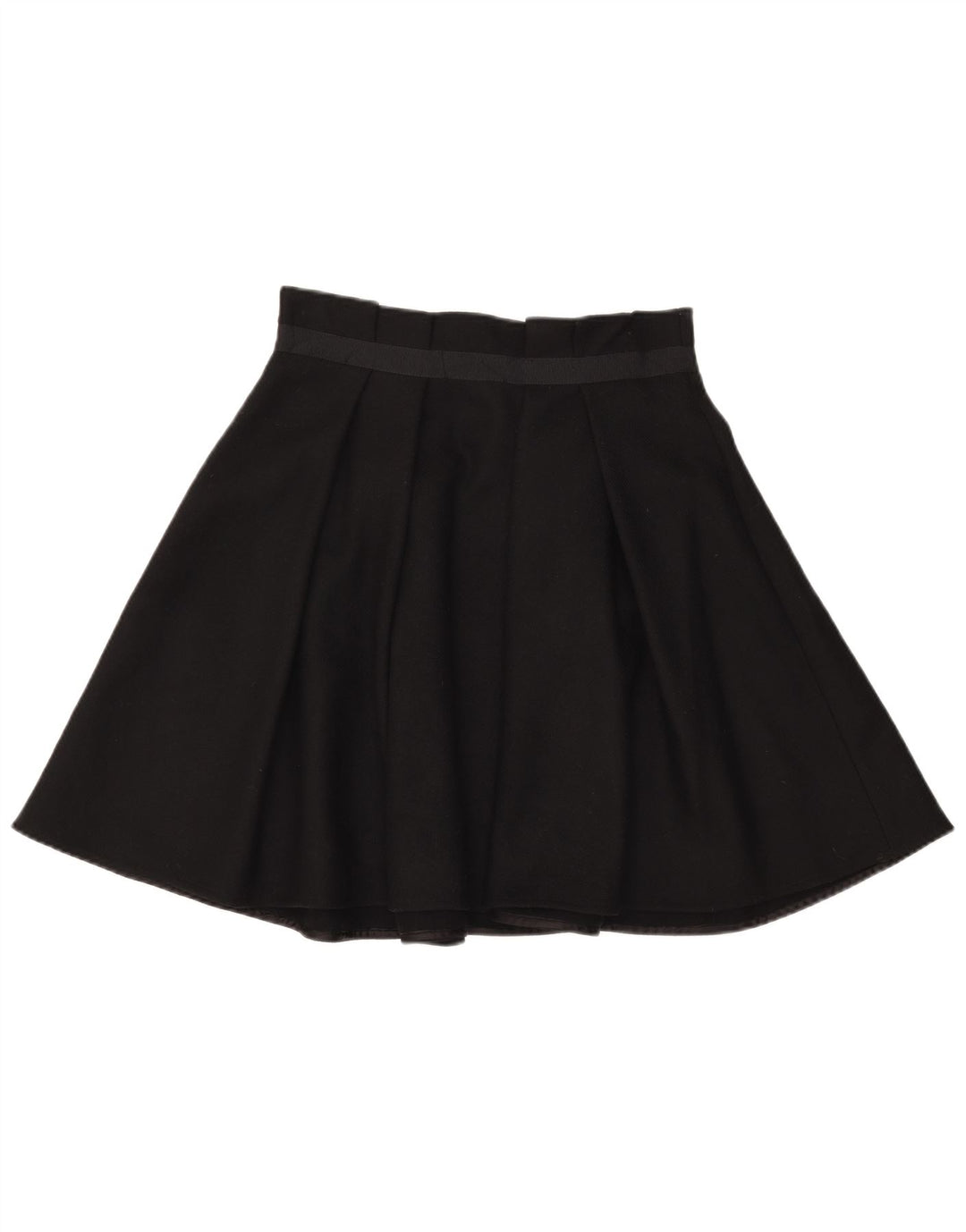 PATRIZIA PEPE Женская расклешенная юбка Firenze IT 42 Medium W30 Черная шерсть