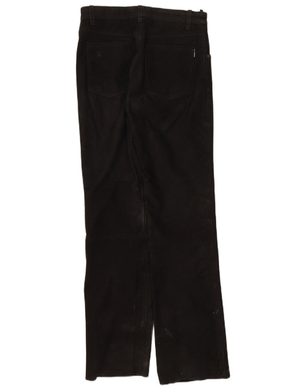 Брюки мужские кожаные Ricano W30 L32 черные