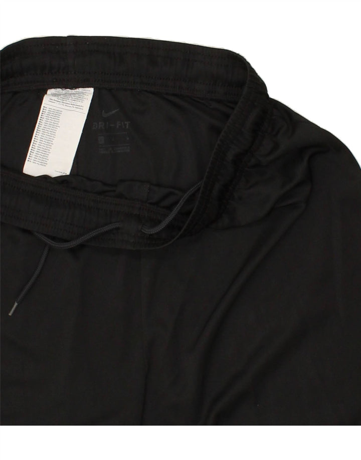 Мужские спортивные шорты NIKE Dri Fit, большие черные, полиэстер