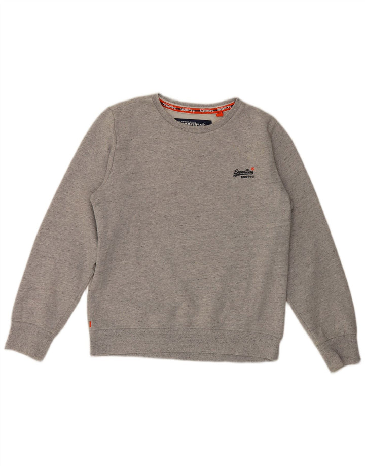 Мужской свитшот Superdry XL, серый хлопок