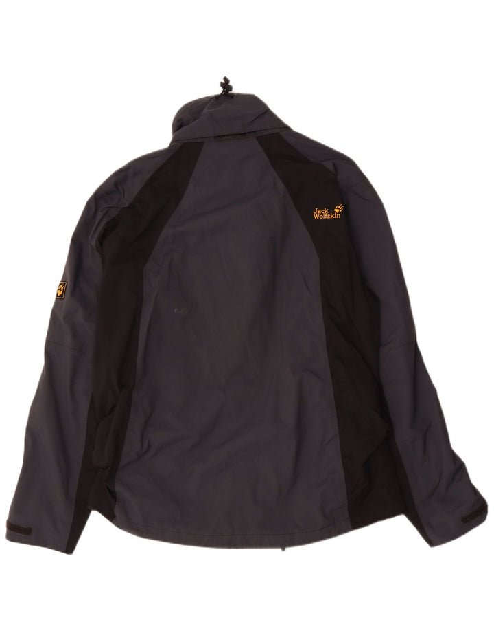 Мужская дождевик Jack Wolfskin UK 40/42, большой темно-синий полиэстер