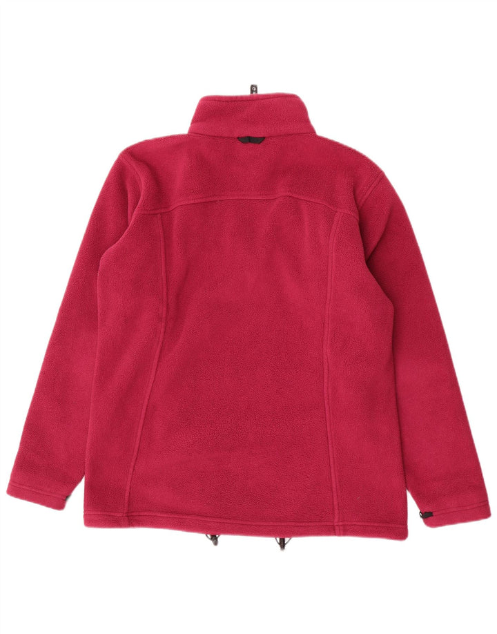 Женская флисовая куртка JACK WOLFSKIN UK 16, большой розовый полиэстер