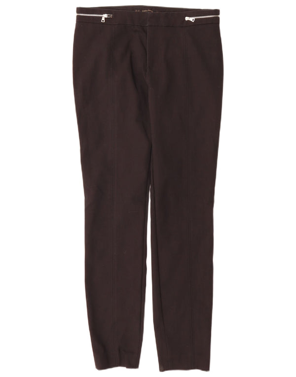 Женские повседневные узкие брюки Zara EU 34 2XS W26 L29, черный хлопок