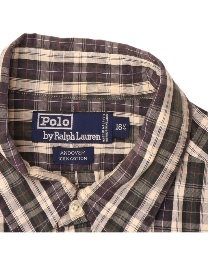 Мужская рубашка Andover POLO RALPH LAUREN, размер 16, 1/2, большая разноцветная клетка
