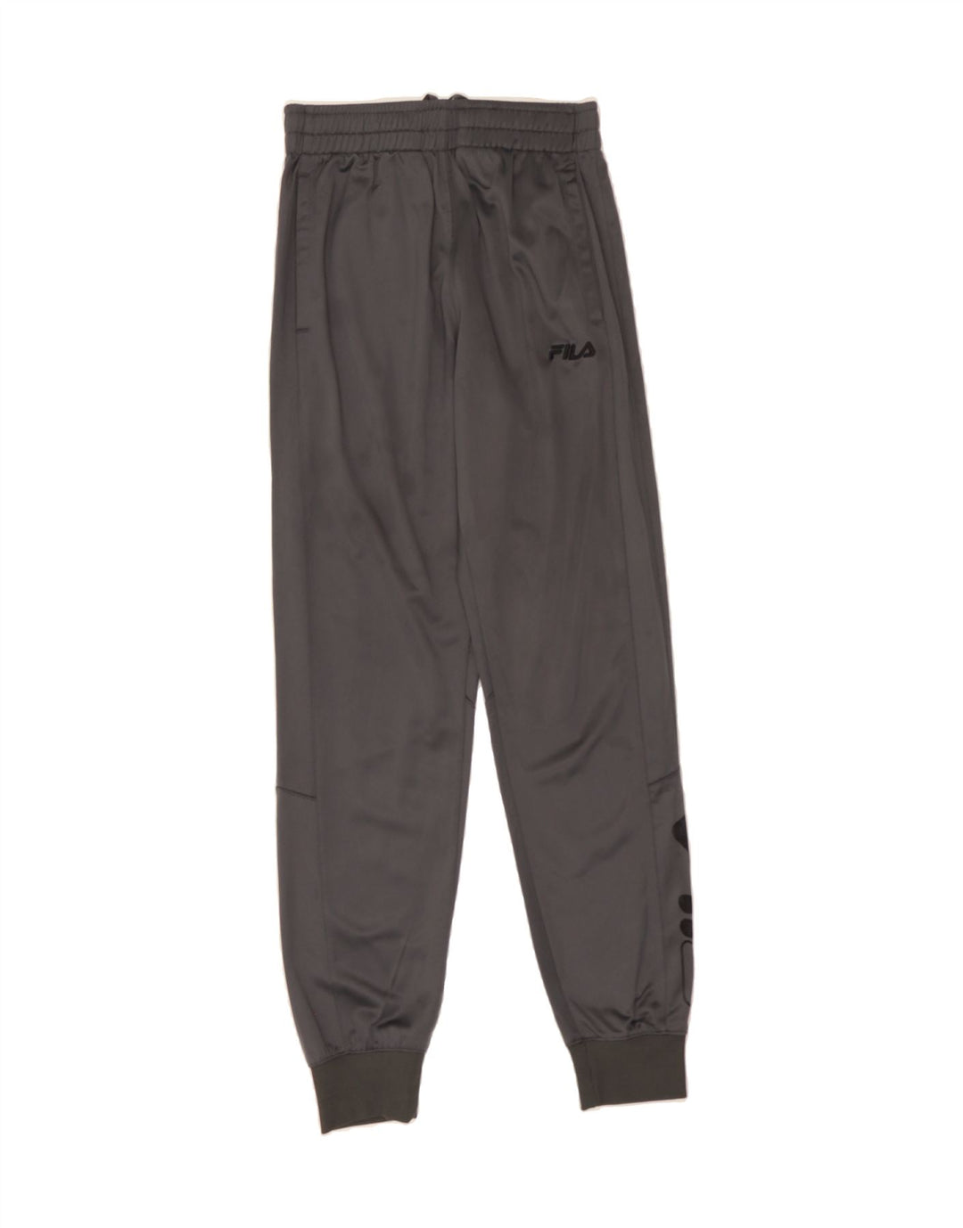 FILA Mens Graphic Tracksuit Trousers Joggers Small  Grey Polyester Vintage Fila and Second-Hand Fila from Messina Hembry 