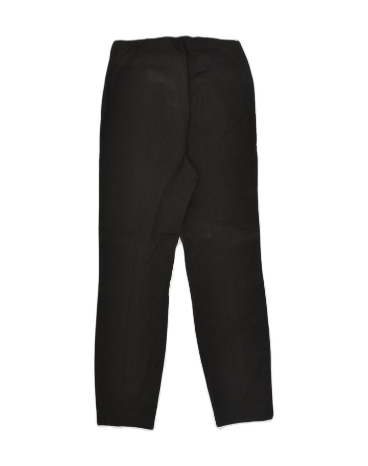 MASSIMO DUTTI Womens Slim Casual Trousers EU 38 Small W24 L28 Black | Vintage Massimo Dutti | Thrift | Second-Hand Massimo Dutti | Used Clothing | Messina Hembry 