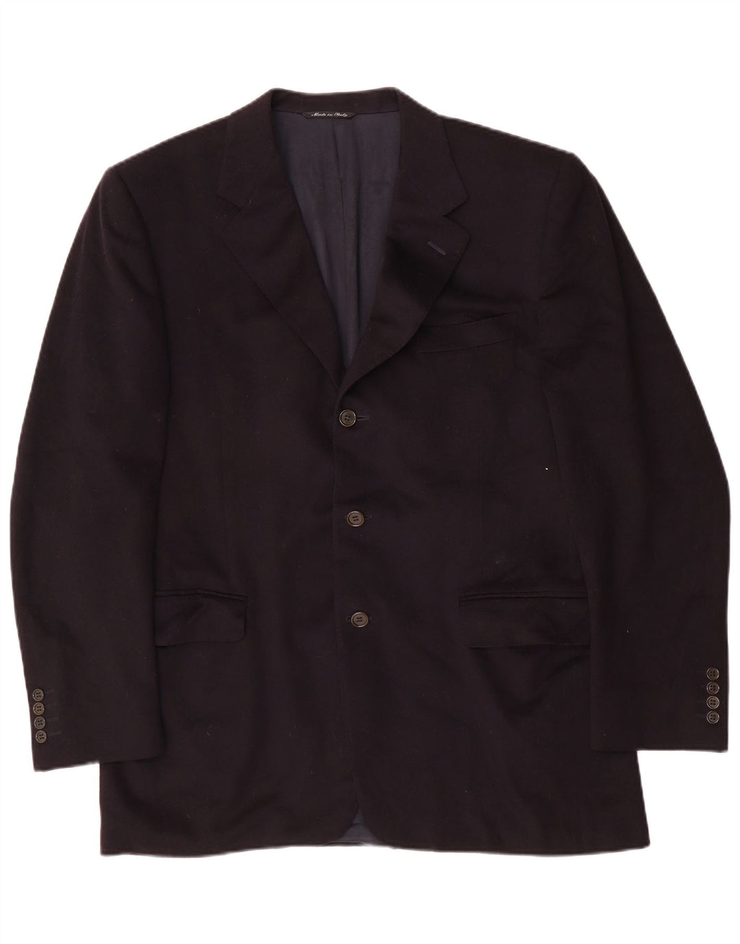 Мужской пиджак Canali на 3 пуговицах IT 52 XL, темно-синий, шерсть