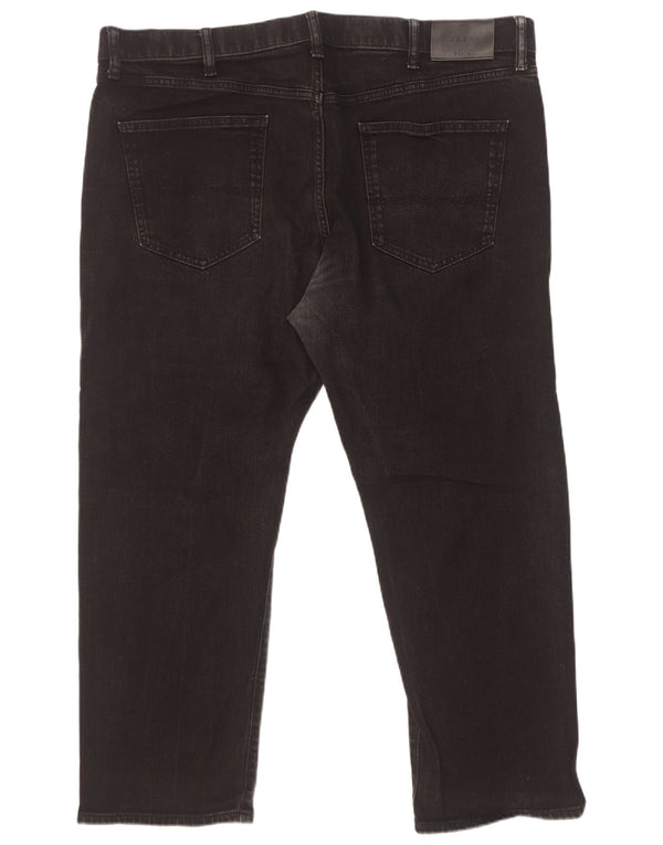Мужские прямые джинсы Marks & Spencer W42 L27, черный хлопок