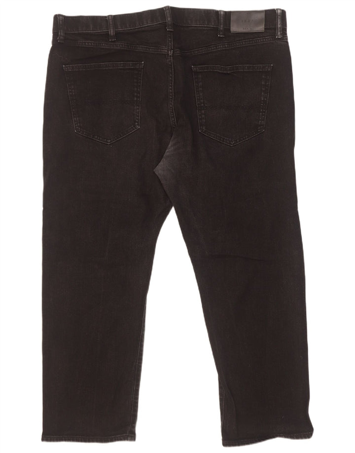 Мужские прямые джинсы Marks & Spencer W42 L27, черный хлопок