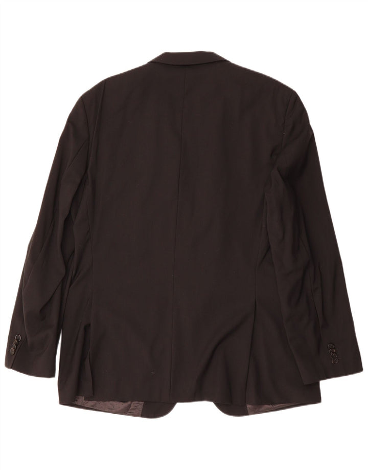 Мужской пиджак на 2 пуговицах HUGO BOSS EU 52 XL, черный вискоза