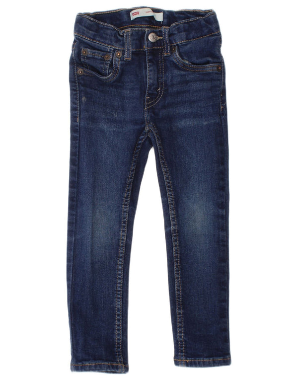 Джинсы скинни Levi's 510 для мальчиков 2–3 лет W20 L15, синий хлопок