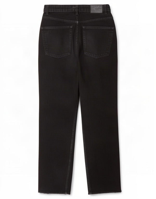 Женские прямые джинсы Zara EU 38, маленькие W28 L25, черные
