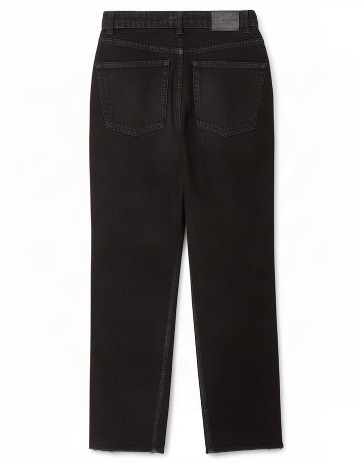 Женские прямые джинсы Zara EU 38, маленькие W28 L25, черные