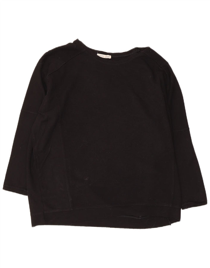 Женский джемпер оверсайз Zara UK 10, маленький черный