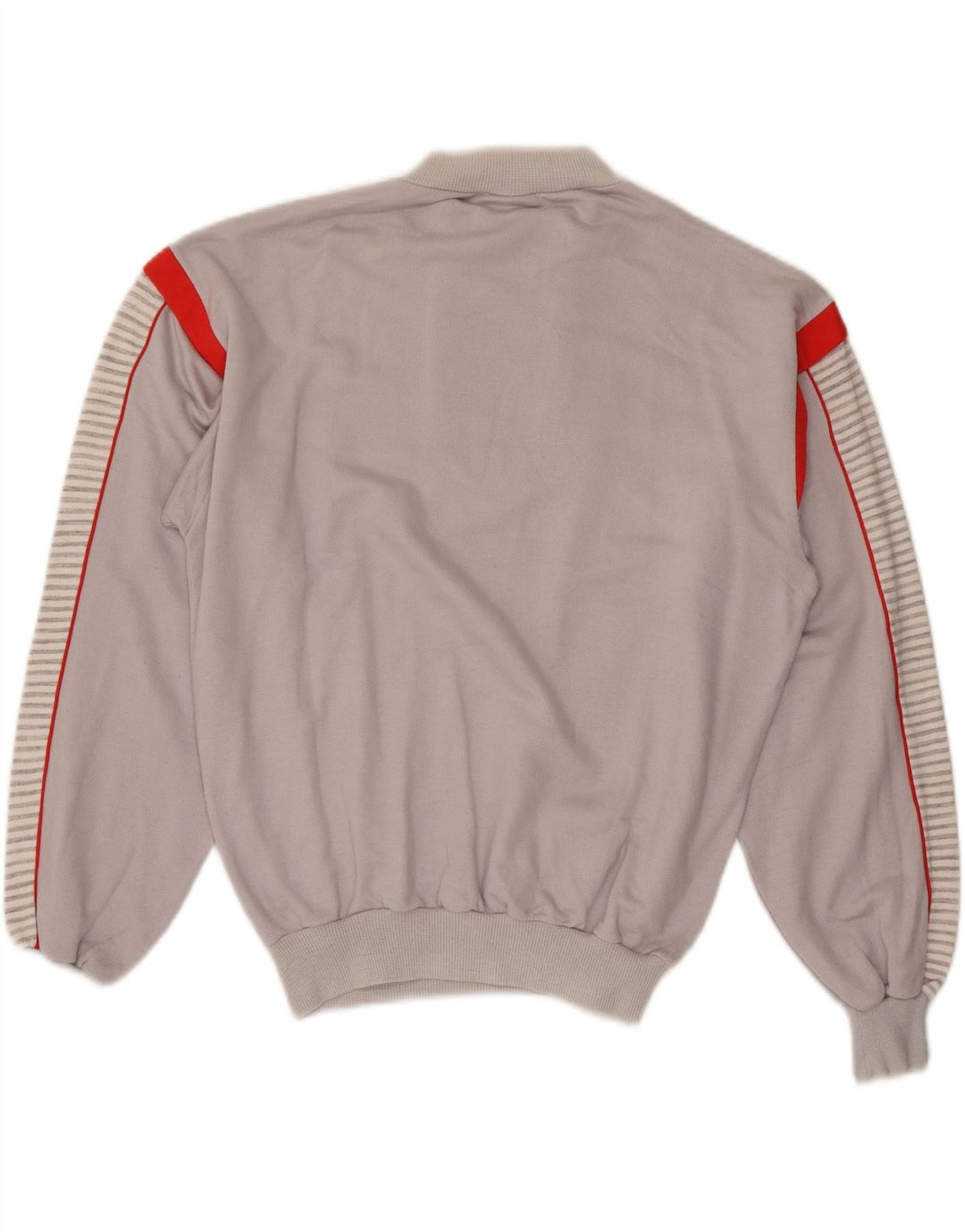 LOTTO Женский свитер с воротником на пуговицах, джемпер UK 14, средний серый в тонкую полоску