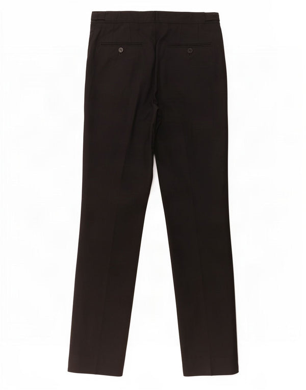 Женские узкие костюмные брюки Reiss W30 L32, черные шерстяные