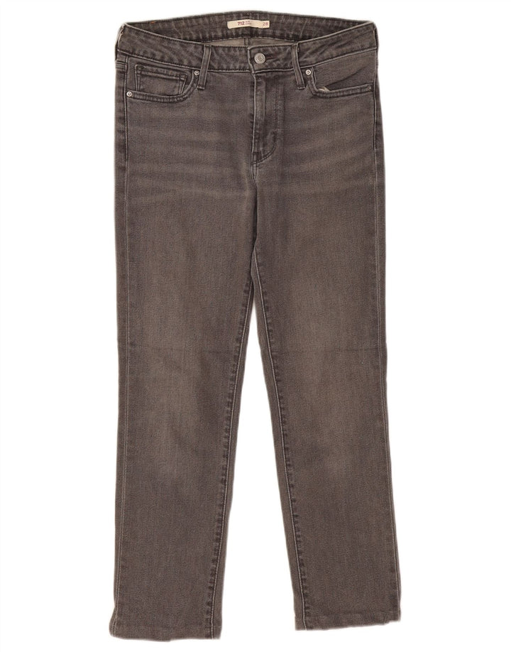 Женские джинсы Levi's 712 Slim W28 L26 Серые