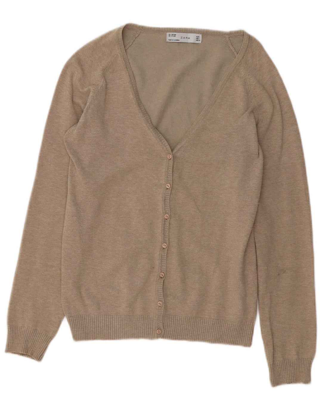 Женский кардиган Zara UK 14, большой серый нейлон