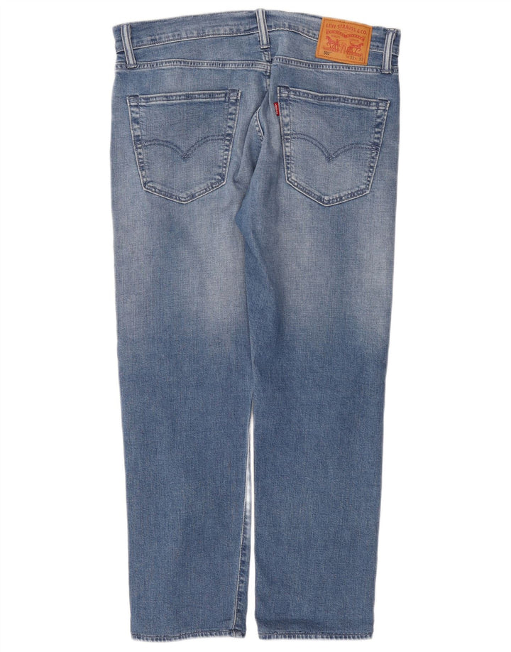 Мужские зауженные джинсы Levi's 502 W32 L28 синие, хлопок