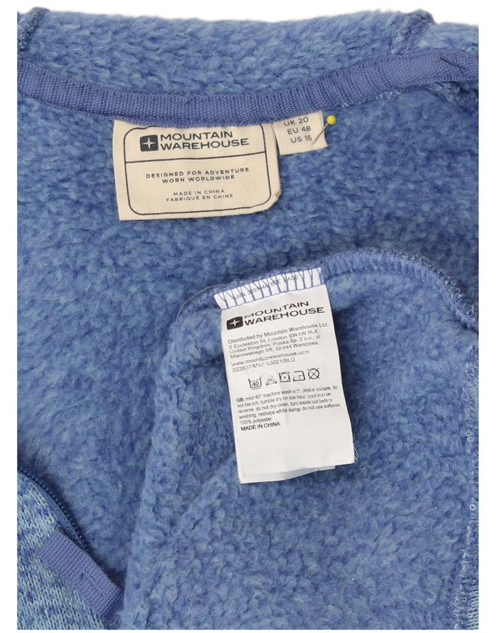 Женский спортивный костюм Mountain Warehouse Top Jacket UK 20 2XL Синий в крапинку
