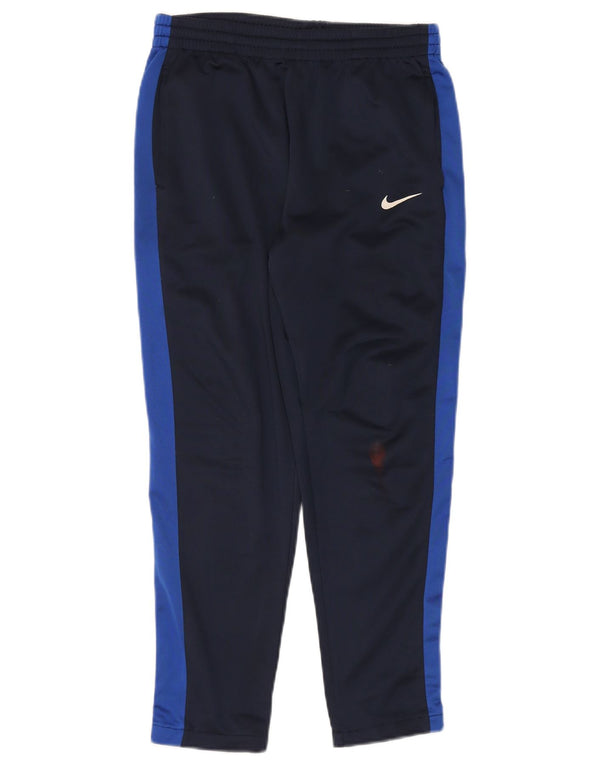 Спортивные брюки Nike для мальчиков 13–14 лет XL, темно-синие, с цветными блоками, спортивные