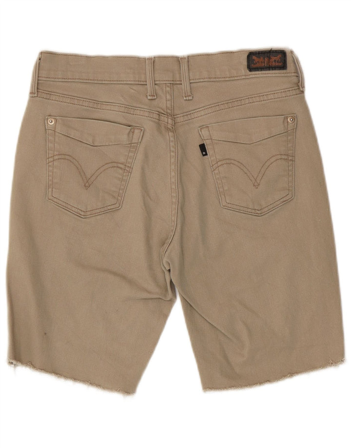 Женские джинсовые шорты LEVI'S 505 W27, маленькие бежевые, хлопок