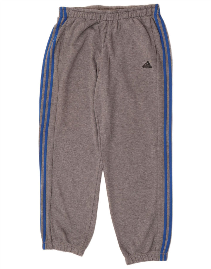 Мужские спортивные брюки Adidas Climalite, брюки для бега, большой серый полиэстер