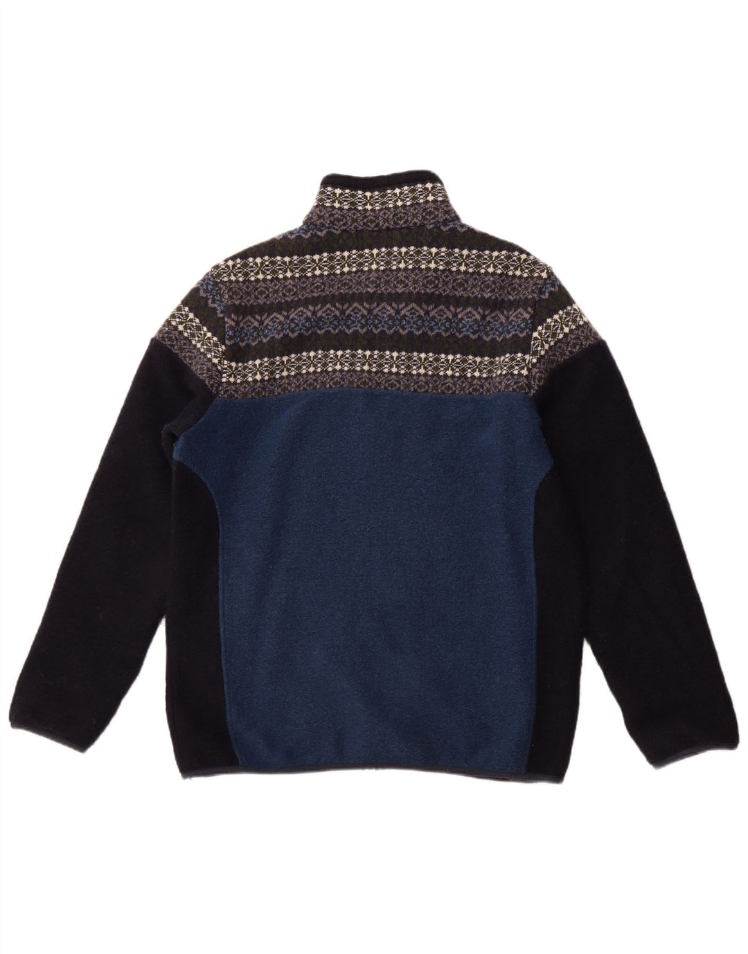 Мужская флисовая куртка CMP EU 54 2XL Синяя полиэстер с цветными блоками