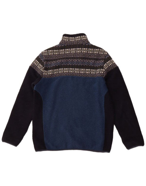 Мужская флисовая куртка CMP EU 54 2XL Синяя полиэстер с цветными блоками