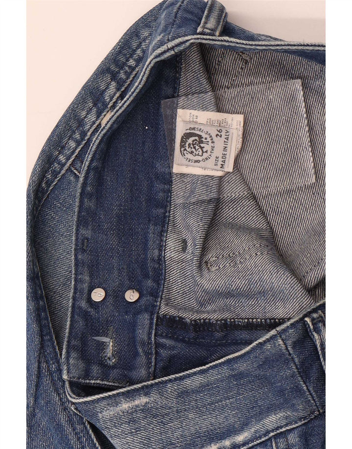 Женские укороченные джинсы Diesel W26 L25, синий хлопок